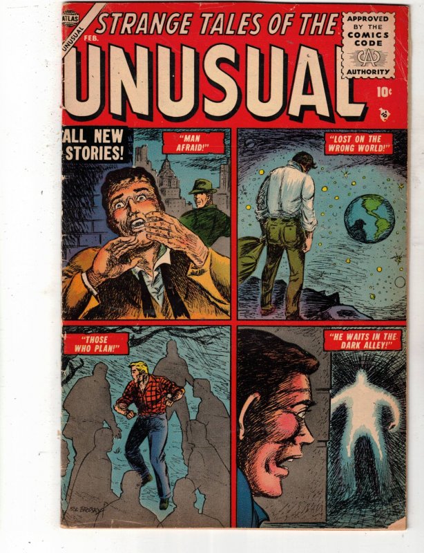 Strange Tales of the Unusual #2 1956 Affordable-Grade VG+ 2nd Iss BEANTOWN CERT!