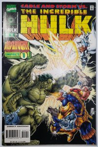 The Incredible Hulk #444 Direct Edition (1996) Onslaught Impact VF-