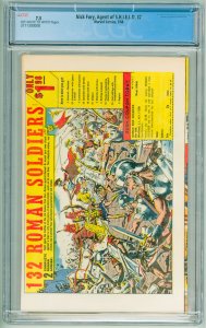 Nick Fury, Agent of SHIELD #2 (1968) CGC 7.5! OWW Pages!