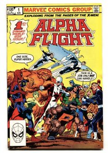 ALPHA FLIGHT #1 comic book MARVEL COMICS-1st ISSUE VF+