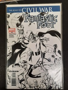 Fantastic Four #537 (2006) VF 2nd print B/W variant