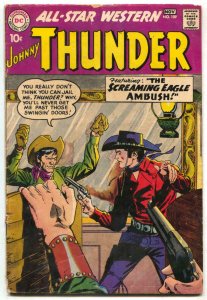 All Star Western Comics #109 1959- Johnny Thunder VG-