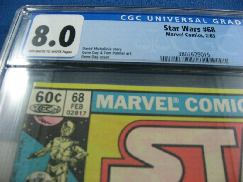 STAR WARS 68 CGC 8.0 BOBA FETT 1983