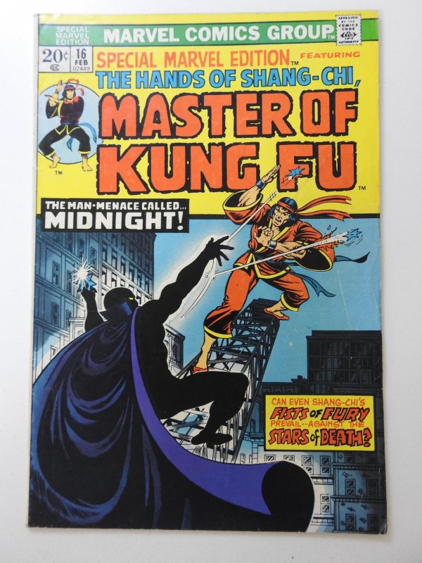 Special Marvel Edition #16  (1974) 2nd Appearance of Shang-Chi! Solid VG Cond!!