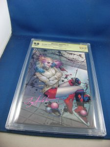 DCEASED: UNKILLABLES 1 CBCS 9.8 HARLEY QUINN WHITE PAGES SIGNED 2020 