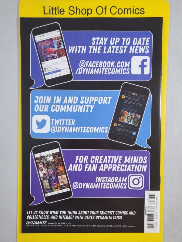 Mars Attacks Red Sonja #1 Arthur Suydam Cover C Variant 2020 Dynamite