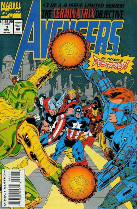 Avengers: The Terminatrix Objective #3 VG; Marvel | low grade comic - we combine 