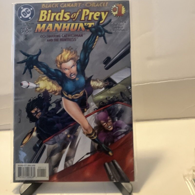 BIRDS OF PREY MANHUNT #1 DC Comics 1996