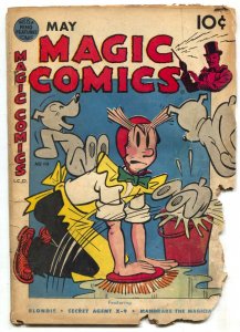 Magic Comics #118  MANDRAKE BLONDIE DAGWOOD X-9 -low grade