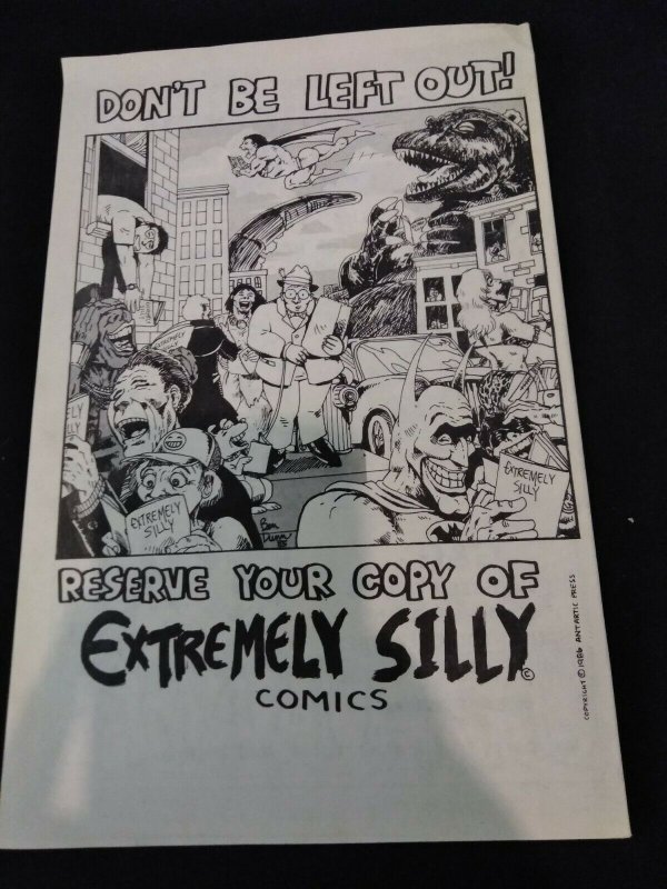 Extremely Silly Comics #1 Antarctic Press Vintage Comic Magazine TMNT SPOOF