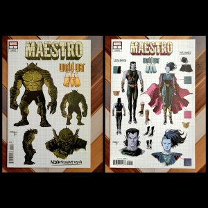 MAESTRO World War M #1-2 Set (Marvel 2022) NEW/HIGH GRADE Design Variants