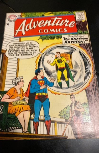 Adventure Comics #242 (1957)the kid from Krypton