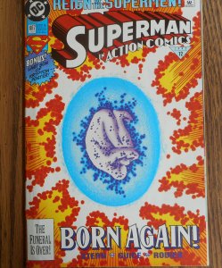 Action Comics # 685-687  Funeral For A Friend  High Grade Gems