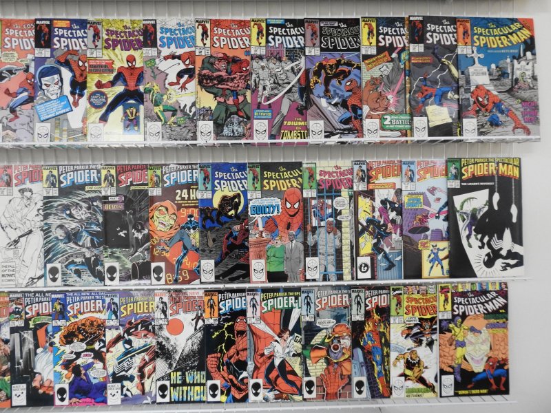 Huge Lot 200+ Comics W/ Spec. Spider-Man, Amazing Spider-Man, +More Avg FN+ Cond