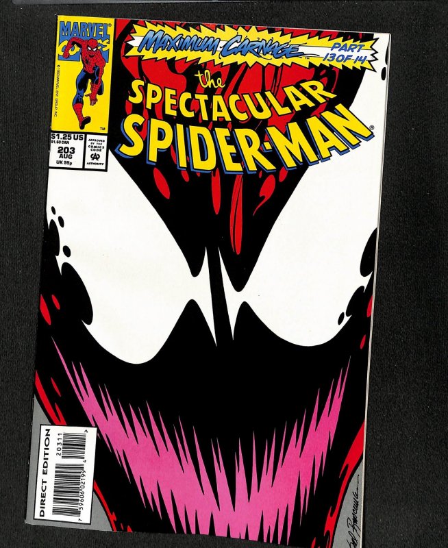 Spectacular Spider-Man #203 Maximum Carnage!