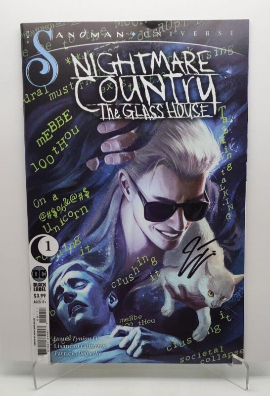 SANDMAN UNIVERSE NIGHTMARE COUNTRY THE GLASS HOUSE #1 CVR A Signed TYNION