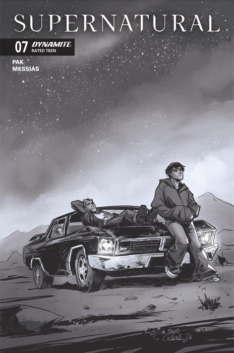 Supernatural (Dynamite) #7G VF/NM ; Dynamite | 1:10 Variant B&W