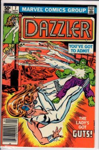 Dazzler #7 Newsstand Edition (1981) 7.5 VF-