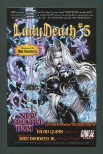 Lady Death Dragon Wars #1  /   9.6 NM+  - 9.8 NM-MT  /  April  1998