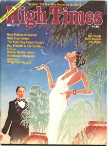 HIGH TIMES #3-1975-HAROLD HEDD STORY WITH ART BY RAND HOLMES-EARLY ISSUE