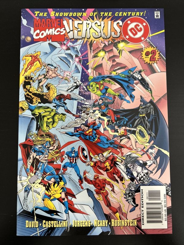 DC vs. Marvel Comics #1 & 2 1996 1st Printing - High Grade