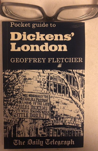 Pocket guide to Dickens London Fletcher 1981 with cool “Dickens”certificate