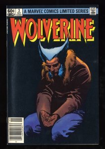 Wolverine (1982) #3 VF 8.0 Newsstand Variant