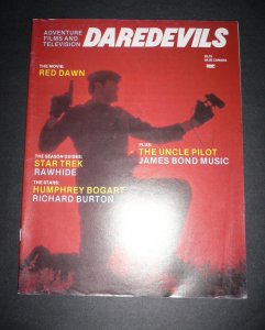 Adventure Films & Television Daredevils #12 New Media Pub. Magazine Oct 1984