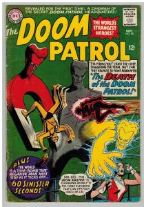 DOOM PATROL 98 GOOD  Silver Age September 1965
