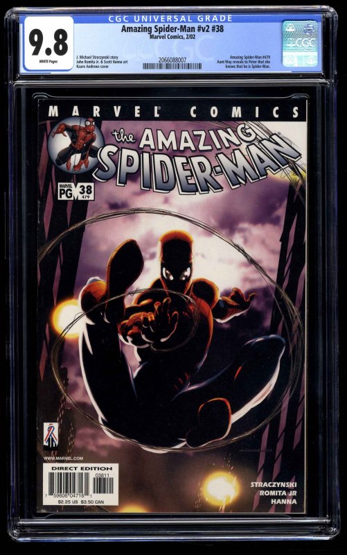 Amazing Spider-Man (1999) #38 CGC NM/M 9.8 White Pages