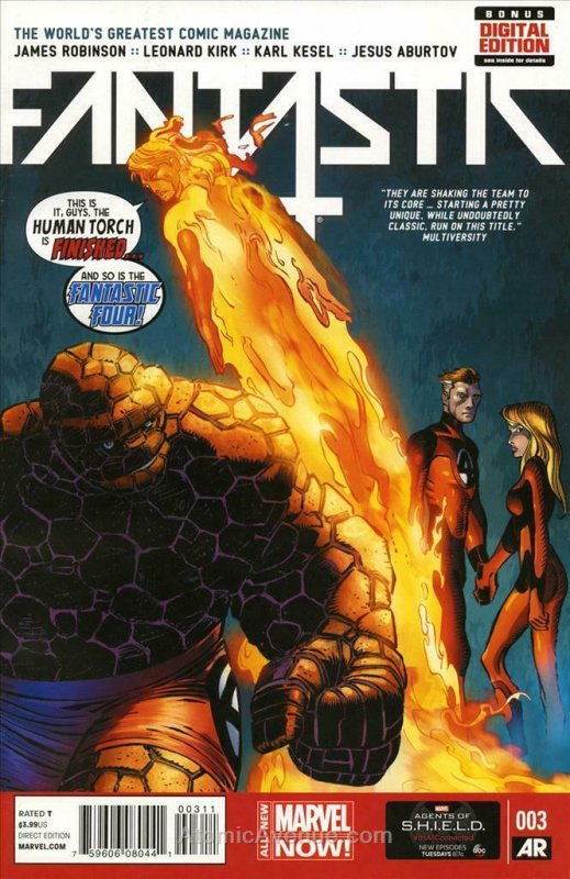 Fantastic Four (5th Series) #3 FN; Marvel | save on shipping - details inside