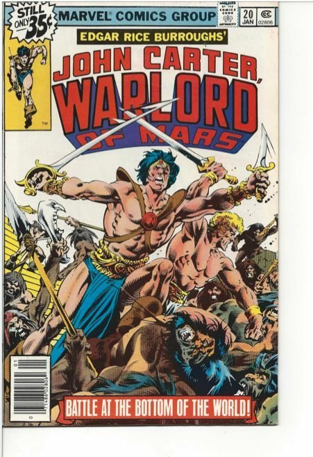 Marvel Comics! John Carter! Warlord of Mars! Issue 20!