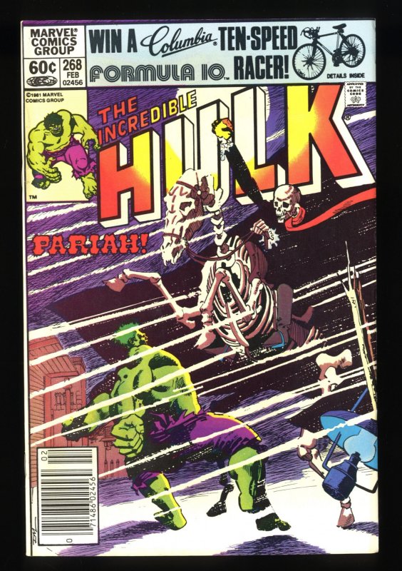 Incredible Hulk (1962) #268 VF+ 8.5 Newsstand Variant