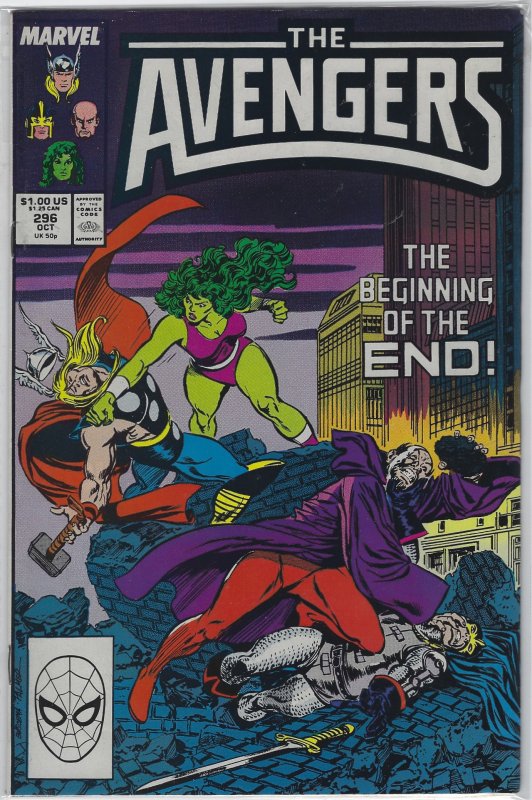 The Avengers #296 (1988)