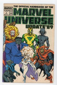 Official Handbook of the Marvel Universe #3 (1989) Newsstand FN