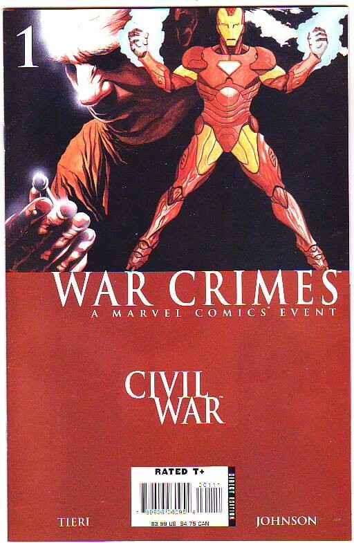 War Crimes Civil War #1 (Feb-07) NM+ Super-High-Grade Captain America, Iron Man