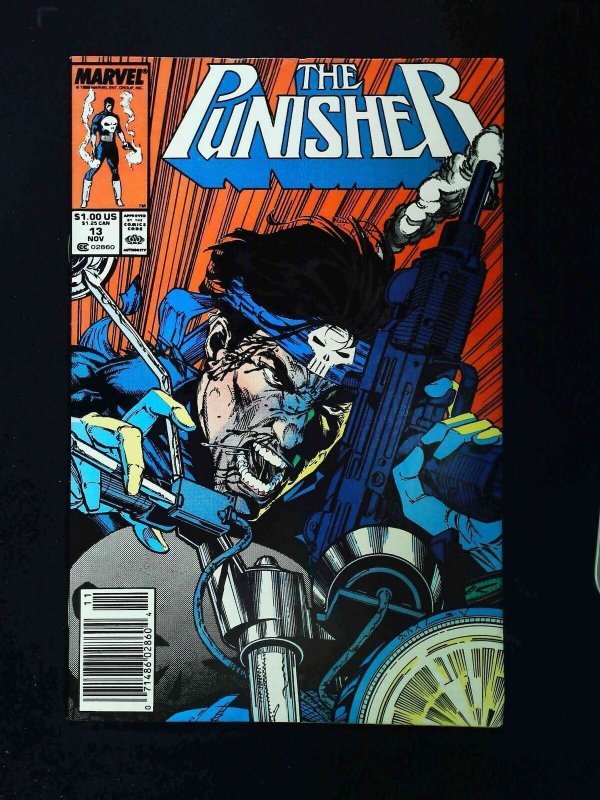 Punisher #13 (2Nd Series) Marvel Comics 1988 Vf+ Newsstand 
