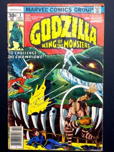 Godzilla #1,2,3 &12 (LOT 4 bks)  - [KEY] 1st App of Godzilla in Comics - GD