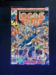 Logan's Run #2  Marvel Comics 1977 VG Newsstand