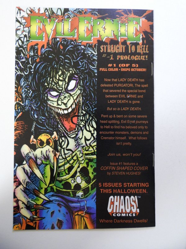 Evil Ernie: Straight to Hell #1 W/#-1 Prologue VF+ Condition