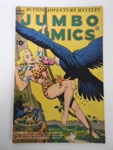 Jumbo Comics #67 (1944) GD+ Cond centerfold detached, manufactured w/ 1 staple
