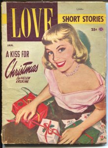 PULP:  Love Short Stories 1/1953-Helen Erskine-spicy pulp stories-pin-up cove...