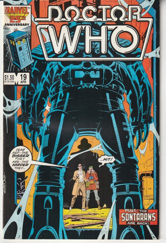 Doctor Who(Marvel) # 19  V For Vendetta's Alan Moore and David Lloyd