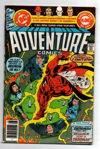 Adventure Comics #464 newsstand - Wonder Woman - Flash - Aquaman - VF/NM