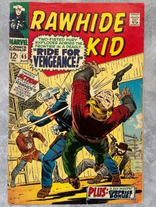 Rawhide Kid #65 (Marvel 1968) Silver Age Western Reader Copy Tape Stain GD/VG