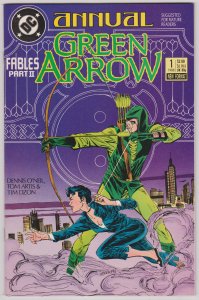 Green Arrow Annual #1,(VF) DC 1988
