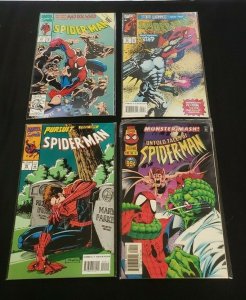 SPIDER-MAN 4PC (FN/UP) CRY...LIZARD!, HOPE, IRON FIST, STORM WARNING! 1992-96