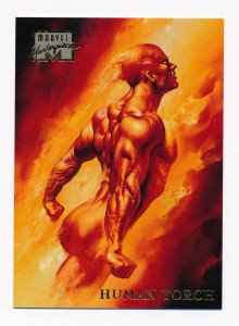 1996 Marvel Masterpieces #21 Human Torch