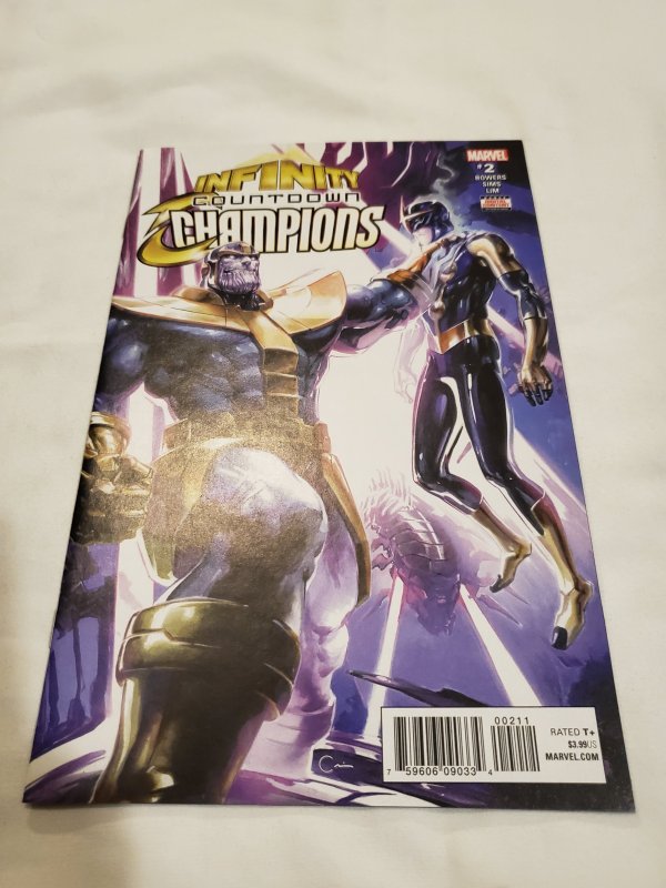 Infinity Countdown Champions 2 Near Mint- Cover by Clayton Crain