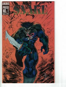 Snake #1/Urban Decay #0 VF/NM signed by John T. Bergerud - Anubis Press 1994